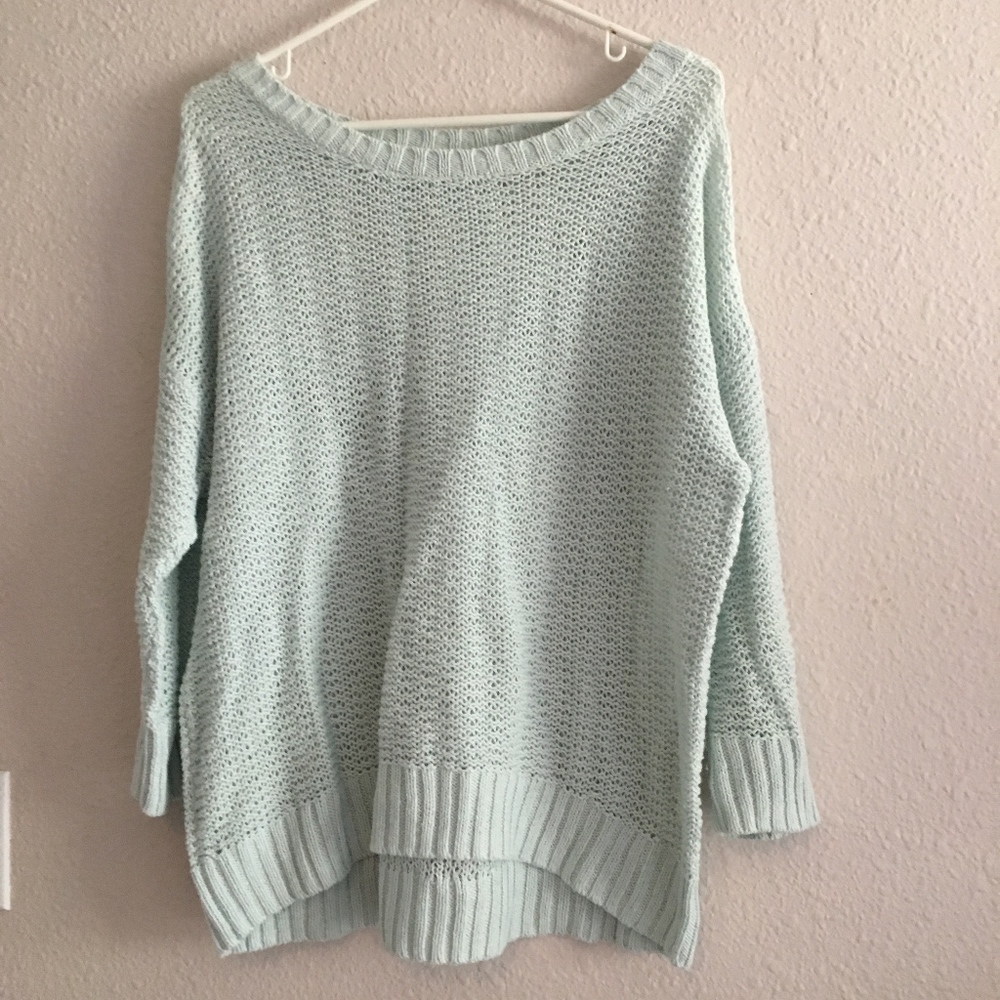 Light Blue Knit Sweater
